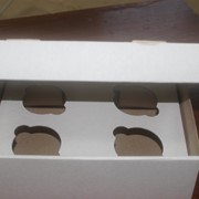 Упаковка для 4-х кексов, мафинов, Украина фото