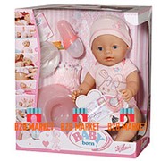 Интерактивная кукла Baby born (беби бон) "Светло розовая"