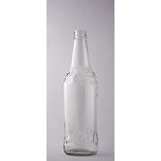 Стеклянная бутылка под розлив пива, прозрачное стекло, 500 мл, вид 5 фотография