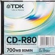 CD-R TDK SLIM диски фото