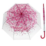 Детский зонт Сакура прозрачный, полуавтомат фотография