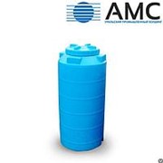Бак пластиковый 500 литров вертикальный цилиндрический с крышкой