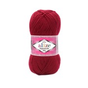 Пряжа ALIZE “Superwash 100“ 420м./100г. красный шерсть 75%. полиамид 25% Красный (57) фото