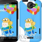 Чехол на HTC One X Adventure time. Finn and Jake v3 “2453c-42“ фотография