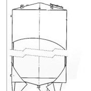 Резервуар вертикальный со змеевиком охлаждения РВО -10,0.2.Т.К.0.3.0 ПС фотография