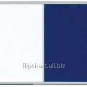 Доска COMBI маркерная магнитная/ текстильная серая 120х90 см 2x3 (Польша) TCAST129 фото