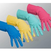 Перчатки резиновые Vileda Professional Контракт (S,M,L,XL) фотография