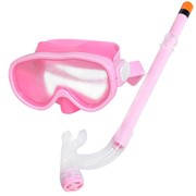 E33114-6 Набор для плавания детский маска+трубка ПВХ розовый Спортекс фотография