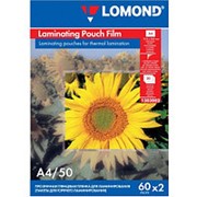 Пленка Lomond для ламинирования A4 плюс (218 x 305) глянцевая 60мкм, 50 пакетов