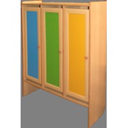 Шкаф для одежды 3-х секционный М-199-3 размер 100х36х143 фото