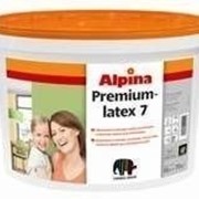 Краска премиум класса Alpina Premiumlatex 7 латексная, акриловая 2,5л фото