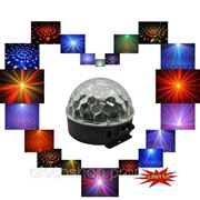 Световой LED прибор LanLing LXG112 RGBYW LED Crystal Disco Ball Light 6W фотография