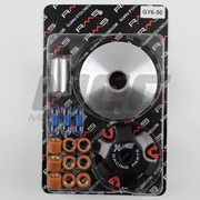 Вариатор Передний тюнинг 4T GY6 50 ролики латунь 9шт, палец, пруж. сцепления RMS фото