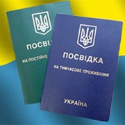 Residence permit of temporary stay in Ukraine фотография