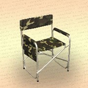 Кресло складное "Следопыт" 595х450х800 мм, с карманом на подлокотнике, алюминий