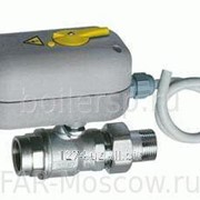 Кран с сервоприводом, двухходовой, зонный, шаровой, с ручной деблокировкой 220 В, 3/4“, НР-ВР, 8 сек, артикул FA 300717 3408 фото