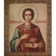 Гобеленовая икона Святой Пантелеймон фото