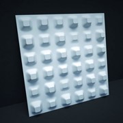 Гипсовая 3D панель квадрат