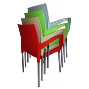 Кресло пластиковое на металлокаркасе РИККО фотография