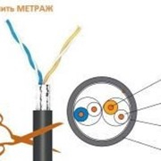 Интернет кабель витая пара КППЭ-ВП (100) 2х2х0,51 (FTP-cat,5) Метраж фотография
