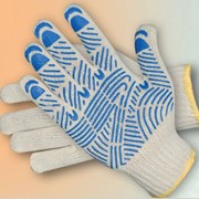 Перчатки трикотажные с ПВХ ШТУРВАЛ, антискользящие, для точных работ