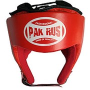 Шлем открытый для бокса красный Pak Rus S