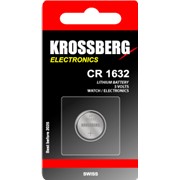 Литиевые кнопочные батарейки Krossberg Electronics - CR 1632 фотография