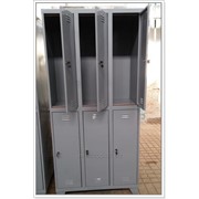 Металличекий шкаф для раздевалки (6 секций) фото
