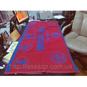 Вышивка логотипов на махровых полотенцах фото