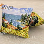 Морской пейзаж. Живопись арт.ТФП3321 (45х45-1шт) фотоподушка (подушка Габардин ТФП) фото