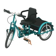 Велосипед реабилитационный для ребенка-инвалида с ДЦП с сиденьем-креслом N3 фото