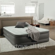 64474 Intex Надувная двухспальная кровать со встроенным электронасосом 220V 203х152х46 см