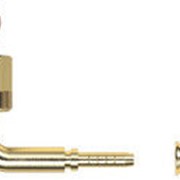 Фитинг угловой к гибкой капиллярной трубке DN4 (под опрессовку) Gomax XCA02M фото