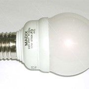Лампа энергосберегающая MADIX мини шар E27 11Вт голубой спектр фото