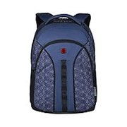 Рюкзак WENGER Sun 16'', синий со светоотражающим принтом, полиэстер, 35x27x47 см, 27 л (58506)