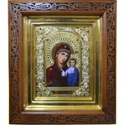 Иконы из сусального золота №23 - Казанская Божья Матерь