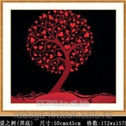 Картина стразами Дерево любви 55х45 см фотография