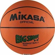 Мяч баскетбольный MIKASA 1159 р.6, бутиловая камера , нейл.корд, оранжево-черный фото