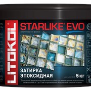 Эпоксидная затирка Litokol starlike evo, S.110 grigio perla ведро 5 кг фото