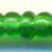 Бисер круглый Астра 11/0 B зеленыйпрозрачный стекло 500г. фото