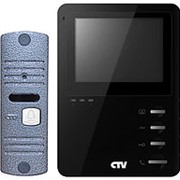 CTV-DP1400 B Комплект цветного видеодомофона в одной коробке(антивандальная вызывная панель CTV-D10NG и цветно фото