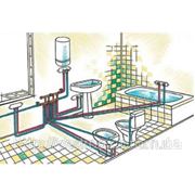 Монтаж горячего и холодного водоснабжения домов