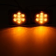 2шт копченый сигнал поворота крыло стоянка LED фонари для джип Wrangler 87-18 TJ YJ JK фото