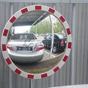 Зеркало дорожное со световозвращающей окантовкой d 900 мм