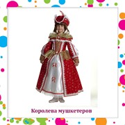Детский карнавальный костюм Королева Мушкетеров фотография