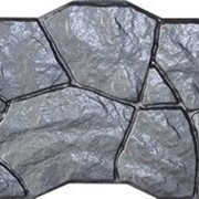 Форма из АБС (ПВХ) пластика для производства бетонных заборов №12 “Бутоваый Камень“ середина фото