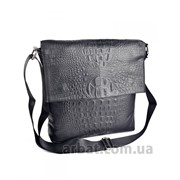 Мужская сумка 3075-1 Croco Black кожа фотография