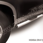 Пороги d76 с проступями из нержавеющей стали Honda CR-V (2013) (2L) HCRV13-005 фотография
