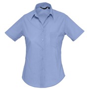 Рубашка“Escape“, васильковый_S, 65% полиэстер, 35% хлопок, 105г/м2 фото