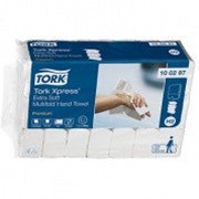 Tork Ультрамягкие листовые полотенца Tork Xpress Premium Mfold сложения Multifold фото